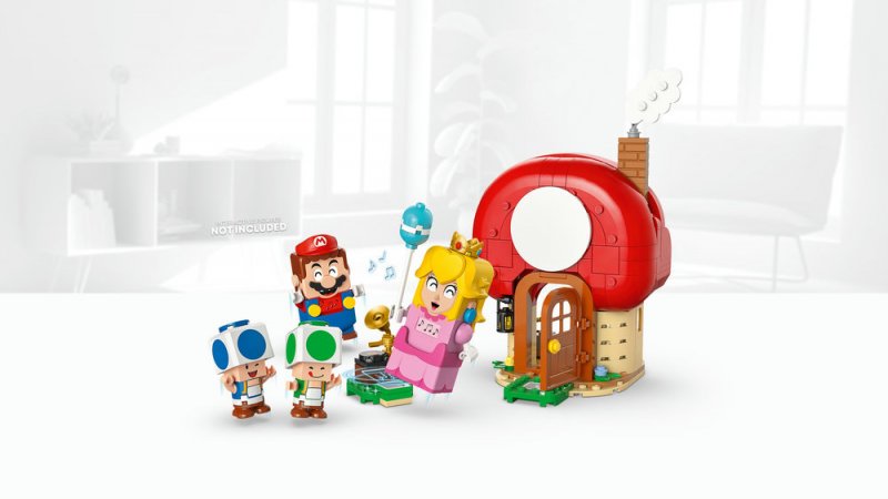 LEGO® Super Mario™ 72041 Toad a párty v jeho domku