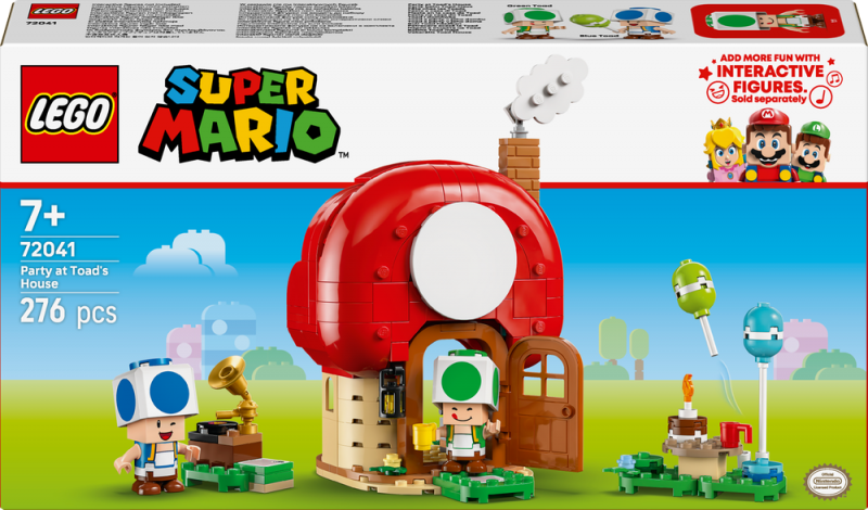 LEGO® Super Mario™ 72041 Toad a párty v jeho domku