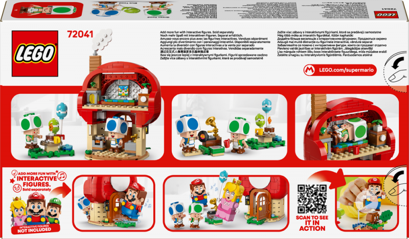 LEGO® Super Mario™ 72041 Toad a párty v jeho domku