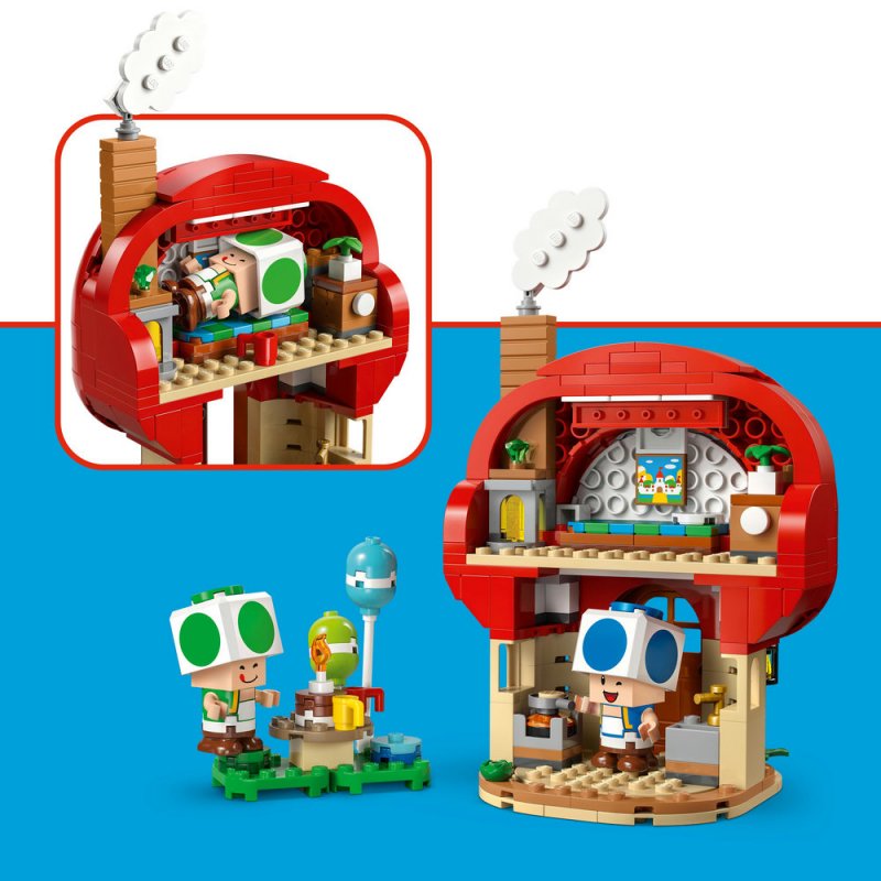 LEGO® Super Mario™ 72041 Toad a párty v jeho domku