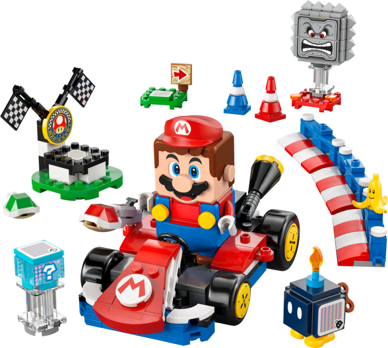 LEGO® Super Mario™ 72043 Mario Kart™ – Interaktivní LEGO® Mario™ a Standard Kart