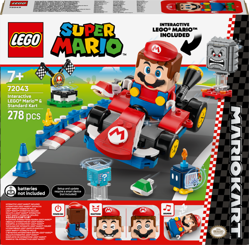 LEGO® Super Mario™ 72043 Mario Kart™ – Interaktivní LEGO® Mario™ a Standard Kart