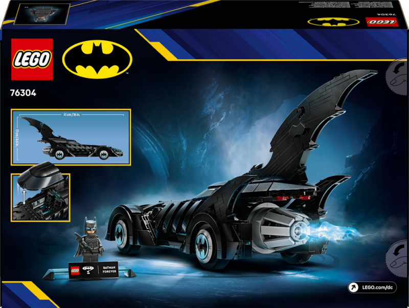LEGO® DC Batman™ 76304 Batman navždy™ Batmobil