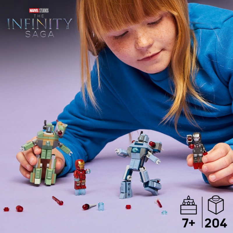 LEGO® ǀ Marvel 76320 Iron Man a War Machine vs. Hammerovy Drony