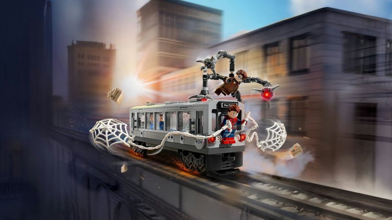 LEGO® ǀ Marvel 76321 Spider-Man vs. Doc Ock: Scéna v metru