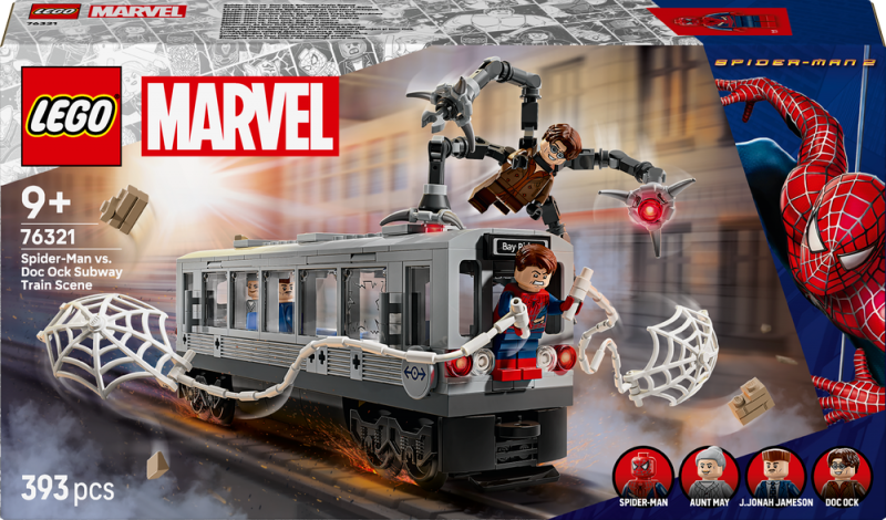 LEGO® ǀ Marvel 76321 Spider-Man vs. Doc Ock: Scéna v metru