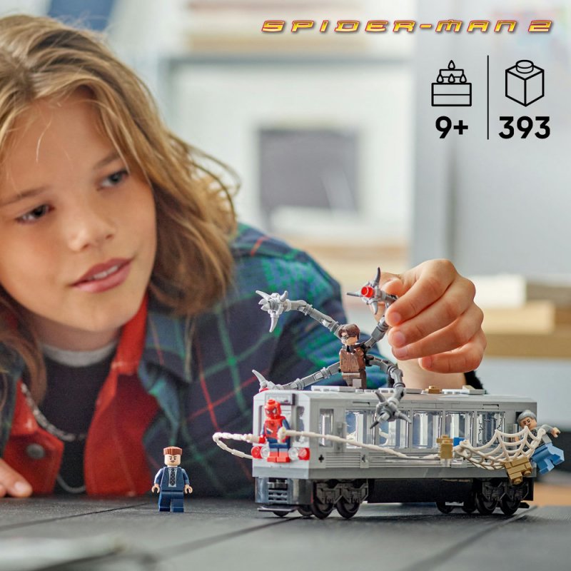 LEGO® ǀ Marvel 76321 Spider-Man vs. Doc Ock: Scéna v metru