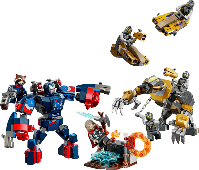 LEGO® ǀ Marvel 76322 Avengers: Endgame Thor vs. Chitauri