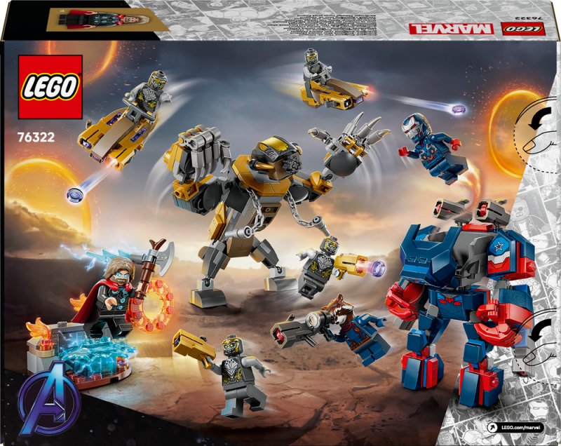 LEGO® ǀ Marvel 76322 Avengers: Endgame Thor vs. Chitauri