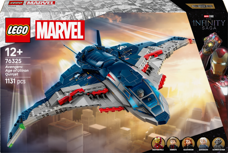 LEGO® ǀ Marvel 76325 Avengers: Age of Ultron Stíhačka Quinjet