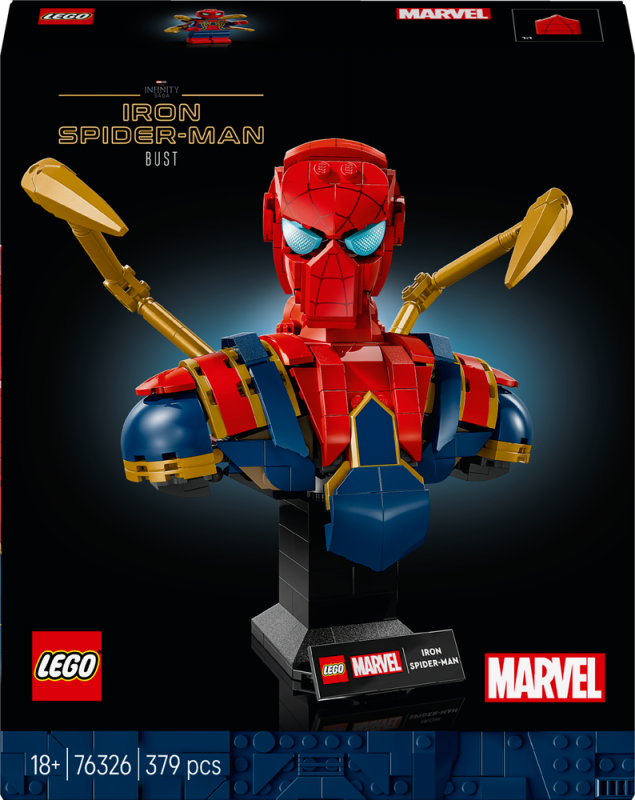 LEGO® ǀ Marvel 76326 Busta Iron Spider-Mana