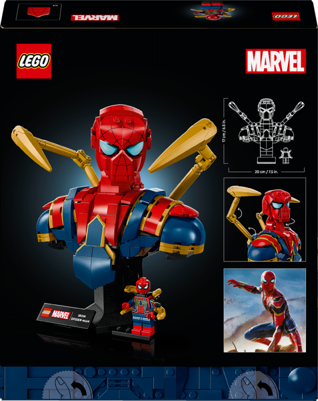 LEGO® ǀ Marvel 76326 Busta Iron Spider-Mana