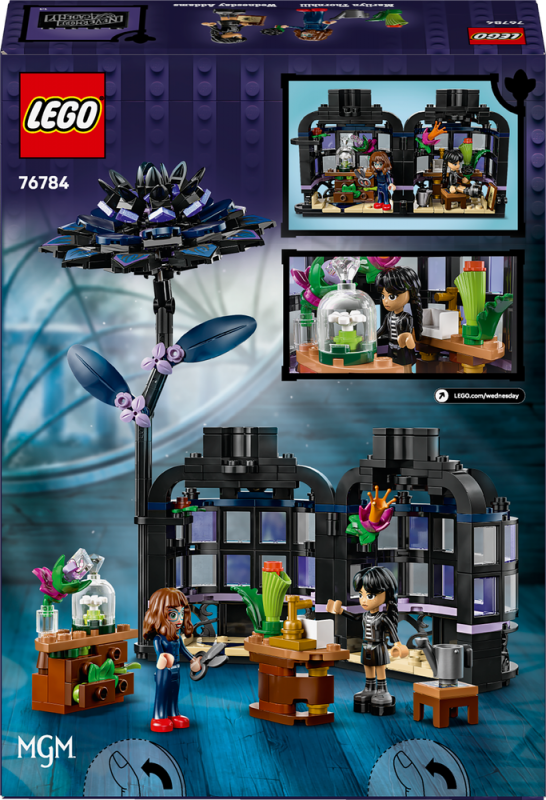 LEGO® Wednesday 76784 Černá jiřina