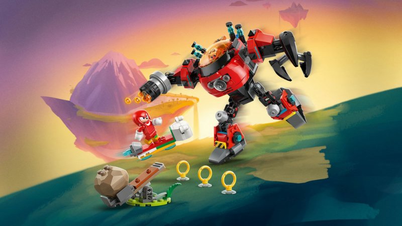 LEGO® Sonic the Hedgehog™ 77005 Knuckles vs. Dr. Eggman: Robotický oblek Egg Crusher