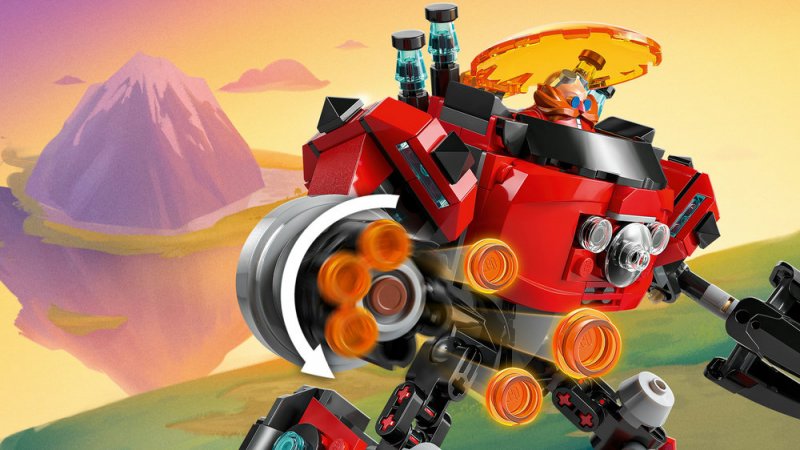 LEGO® Sonic the Hedgehog™ 77005 Knuckles vs. Dr. Eggman: Robotický oblek Egg Crusher