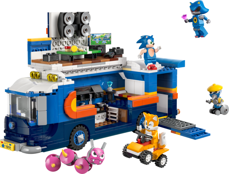 LEGO® Sonic the Hedgehog™ 77006 Velitelské vozidlo týmu Sonic