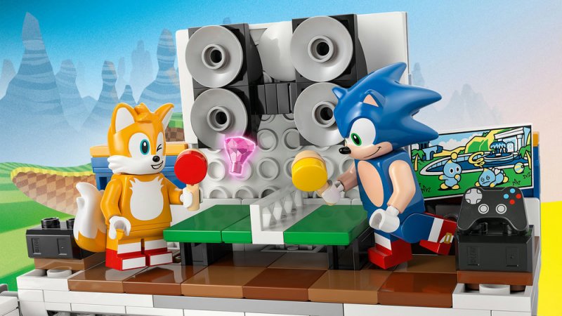 LEGO® Sonic the Hedgehog™ 77006 Velitelské vozidlo týmu Sonic