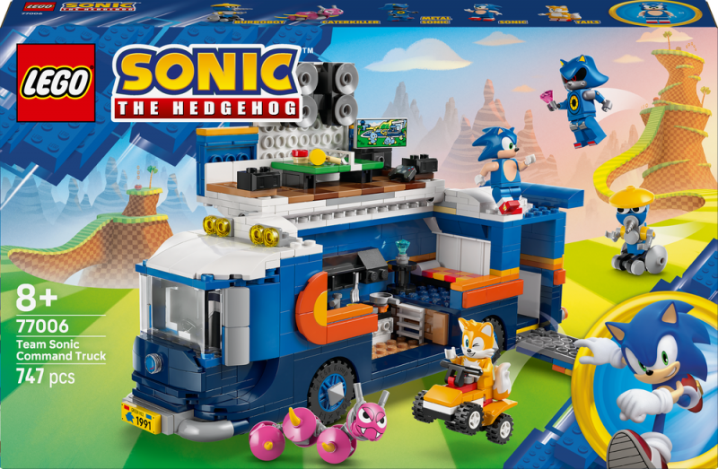 LEGO® Sonic the Hedgehog™ 77006 Velitelské vozidlo týmu Sonic