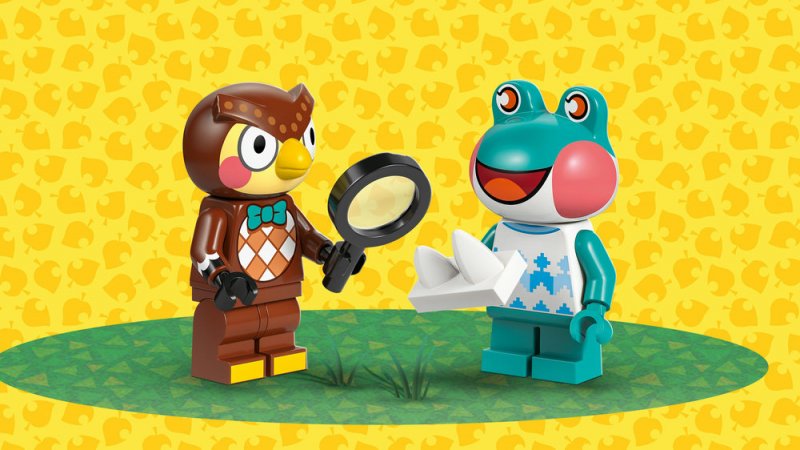 LEGO® Animal Crossing™ 77056 Blathers a jeho muzejní sbírka