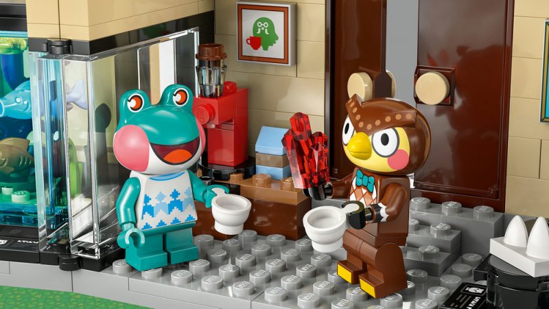 LEGO® Animal Crossing™ 77056 Blathers a jeho muzejní sbírka
