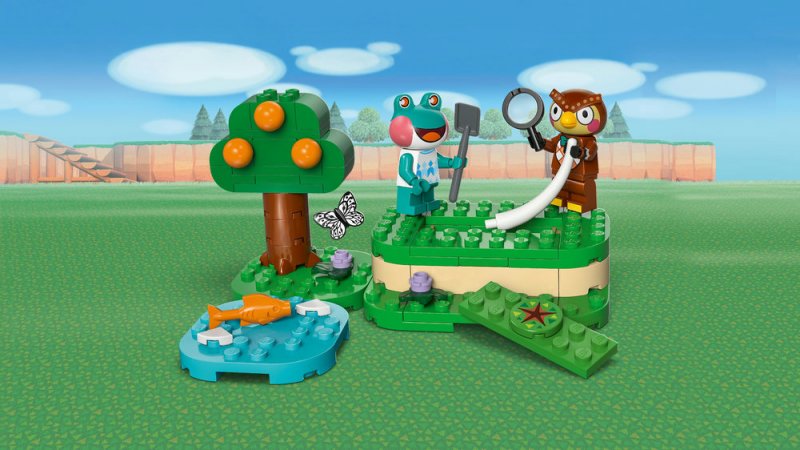 LEGO® Animal Crossing™ 77056 Blathers a jeho muzejní sbírka