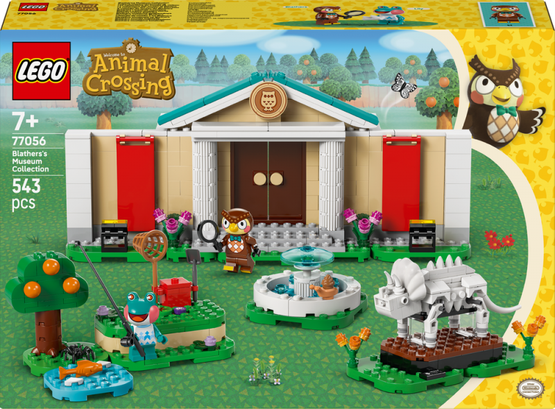 LEGO® Animal Crossing™ 77056 Blathers a jeho muzejní sbírka