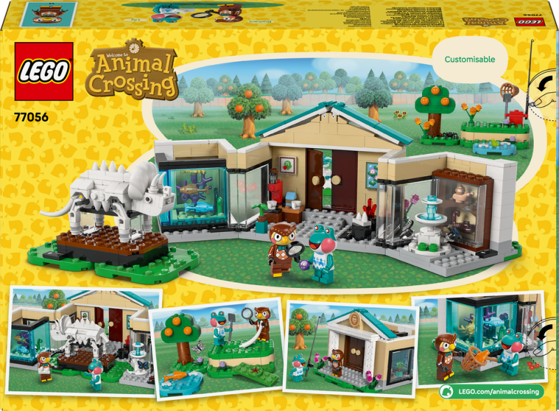 LEGO® Animal Crossing™ 77056 Blathers a jeho muzejní sbírka
