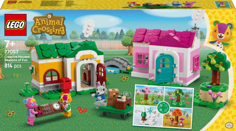 LEGO® Animal Crossing™ 77057 Tvořivé domečky: Zábavná roční období