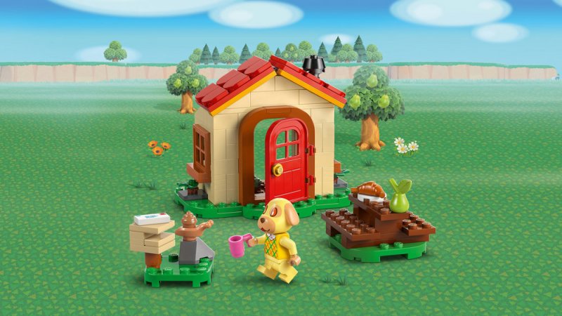 LEGO® Animal Crossing™ 77058 Goldie a její útulný dům
