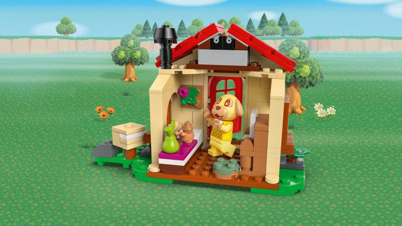 LEGO® Animal Crossing™ 77058 Goldie a její útulný dům