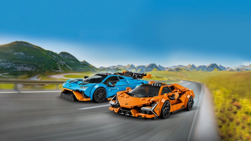 LEGO® Speed Champions 77238 Lamborghini Revuelto a Huracán STO