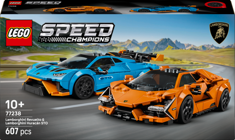 LEGO® Speed Champions 77238 Lamborghini Revuelto a Huracán STO