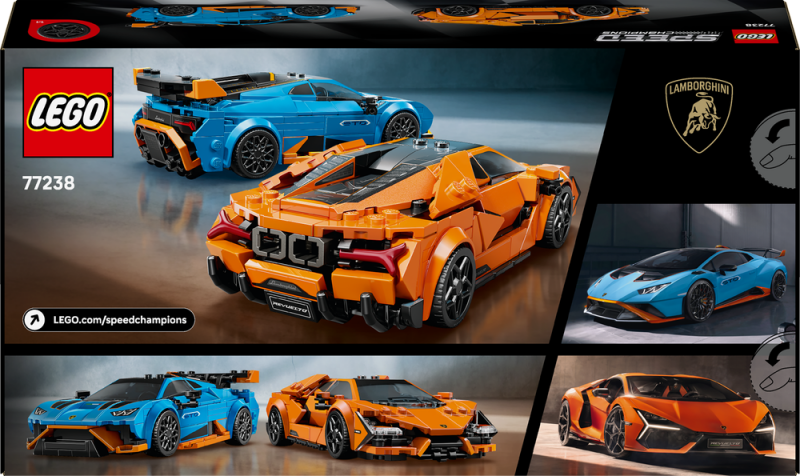 LEGO® Speed Champions 77238 Lamborghini Revuelto a Huracán STO