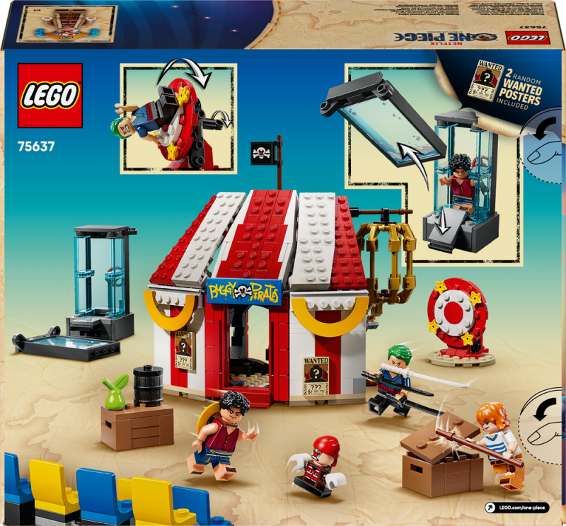 LEGO® ONE PIECE 75637 Klaun Buggy a jeho cirkusový stan
