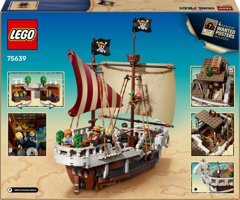 LEGO® ONE PIECE 75639 Pirátská loď Plovoucí Merry