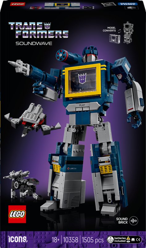 LEGO® Icons 10358 Transformers: Soundwave