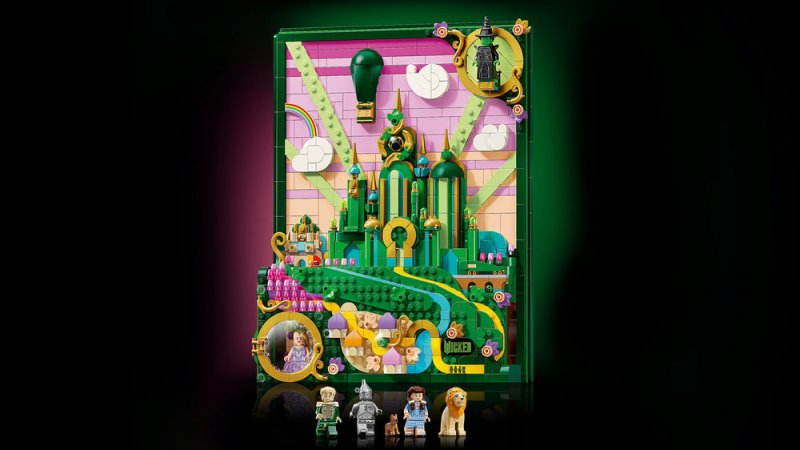 LEGO® Wicked 75685 Nástěnné umění: Emerald City