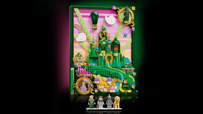LEGO® Wicked 75685 Nástěnné umění: Emerald City