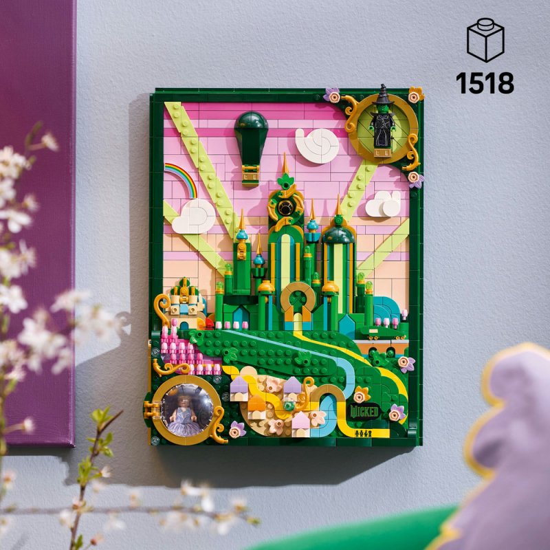 LEGO® Wicked 75685 Nástěnné umění: Emerald City