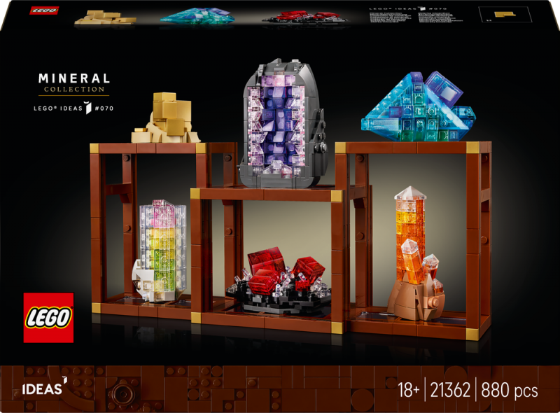 LEGO® Ideas 21362 Sbírka minerálů
