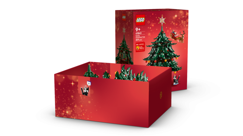 LEGO® Icons 41843 Rodinný vánoční stromek