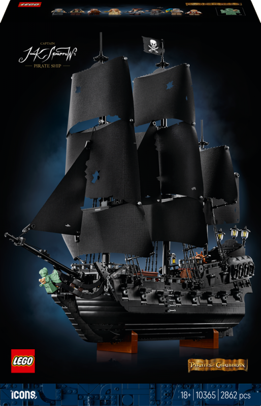 LEGO® Icons 10365 Pirátská loď kapitána Jacka Sparrowa