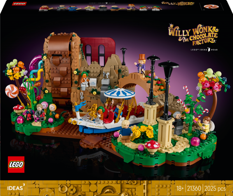 LEGO® Ideas 21360 Willy Wonka a továrna na čokoládu