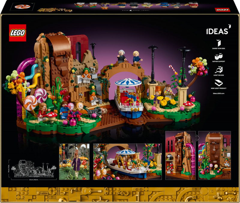 LEGO® Ideas 21360 Willy Wonka a továrna na čokoládu