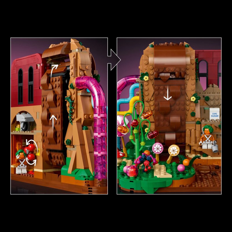 LEGO® Ideas 21360 Willy Wonka a továrna na čokoládu