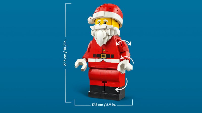 LEGO® 40820 Zvětšená minifigurka Santy