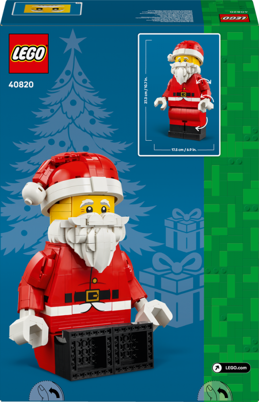 LEGO® 40820 Zvětšená minifigurka Santy