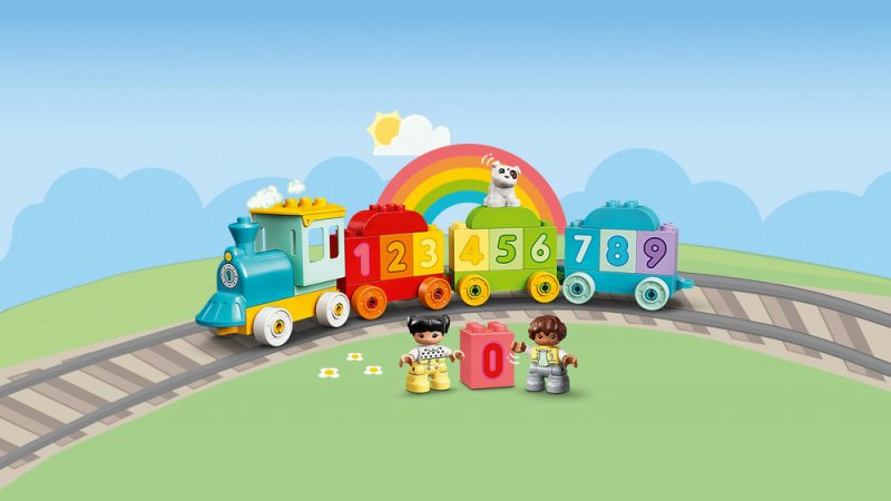 LEGO® DUPLO® 10954 Vláček s čísly – Učíme se počítat