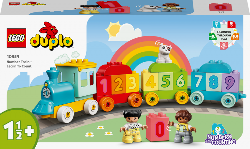 LEGO® DUPLO® 10954 Vláček s čísly – Učíme se počítat