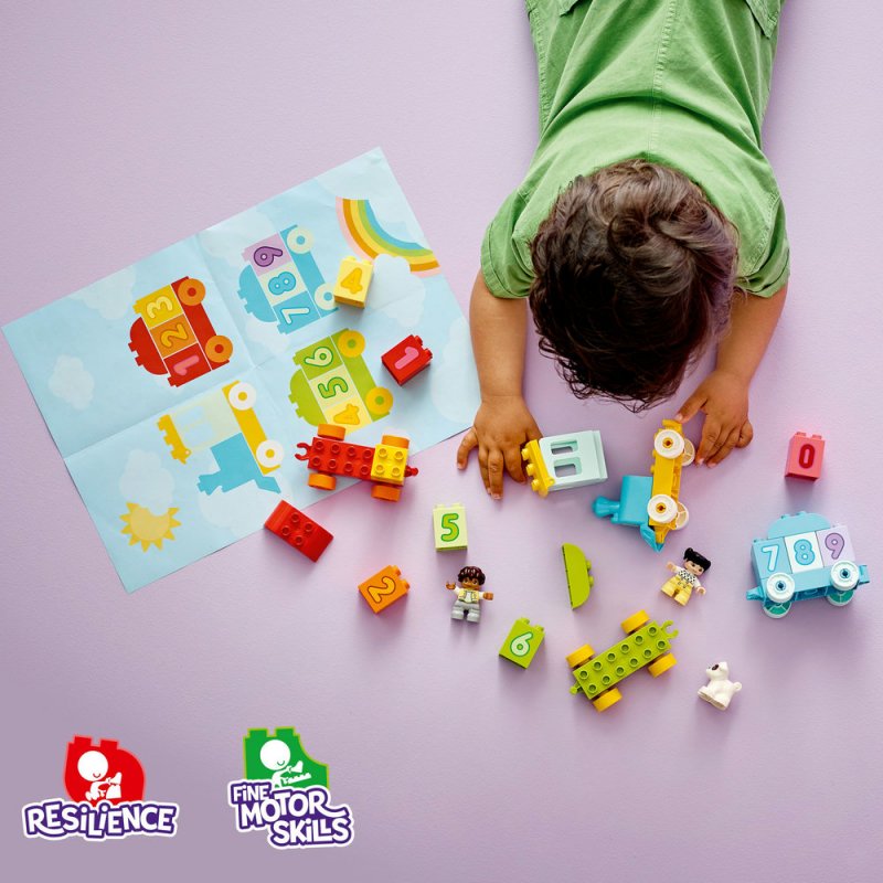 LEGO® DUPLO® 10954 Vláček s čísly – Učíme se počítat